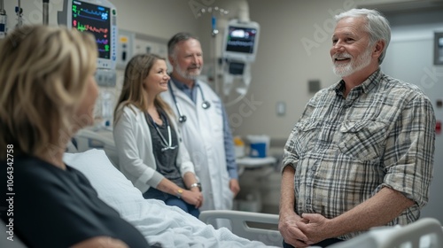 Family Support in Hospital Room