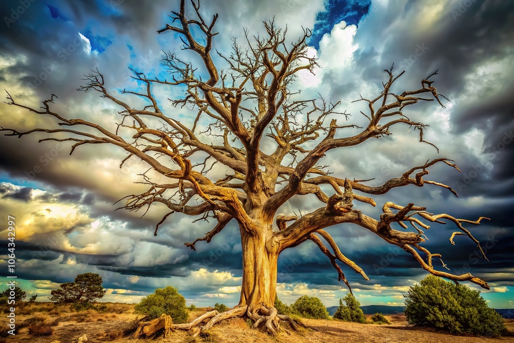 Acid Rain Damaged Dead Tree, High Depth of Field, Nature Photography, Environmental Disaster Acid Rain Damaged Dead Tree, High Depth of Field, Nature Photography, Environmental Disaster