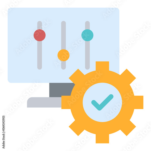 System Configuration Flat Icon