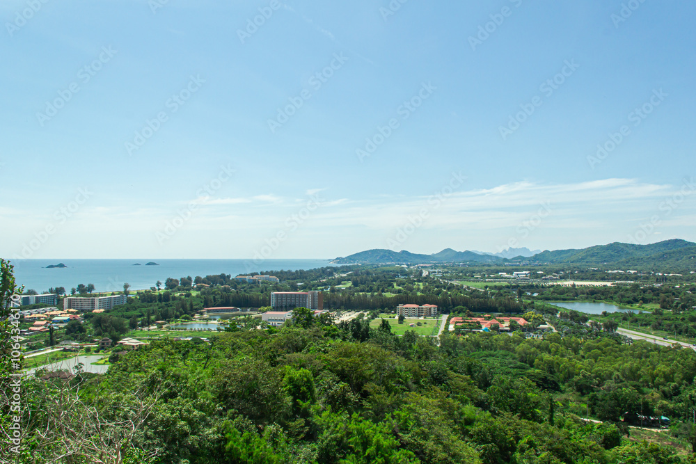 Scenic view Hua-Hin beach,Prachuap Khiri Khan. Scenic view Hua-Hin beach,Prachuap Khiri Khan.
