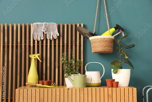 Home gardening tools and po...