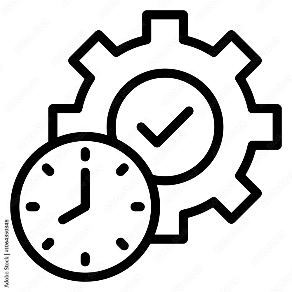 Productivity Outline Icon Productivity Outline Icon
