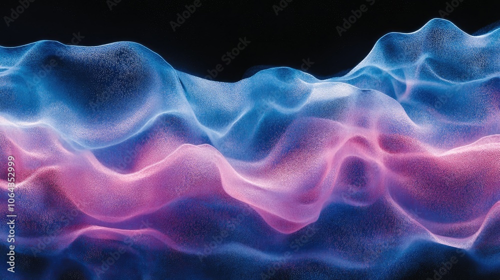 Abstract Waves of Colorful Light Patterns Abstract Waves of Colorful Light Patterns