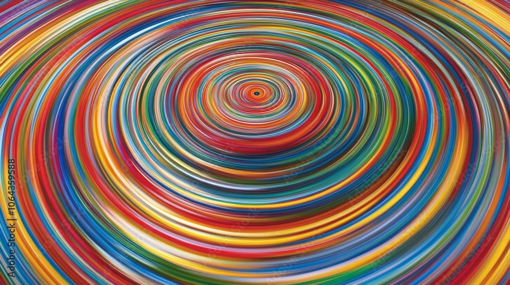 Abstract Colorful Swirling Circles Psychedelic Background Design Abstract Colorful Swirling Circles Psychedelic Background Design