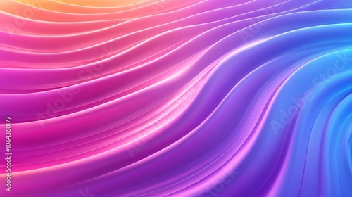 Abstract Purple Pink Blue Wavy Lines Background Texture