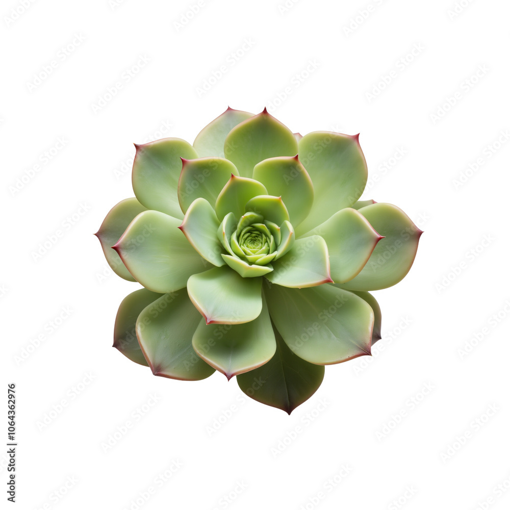 Aesthetic succulent plant with green leaves and red tips Aesthetic succulent plant with green leaves and red tips
