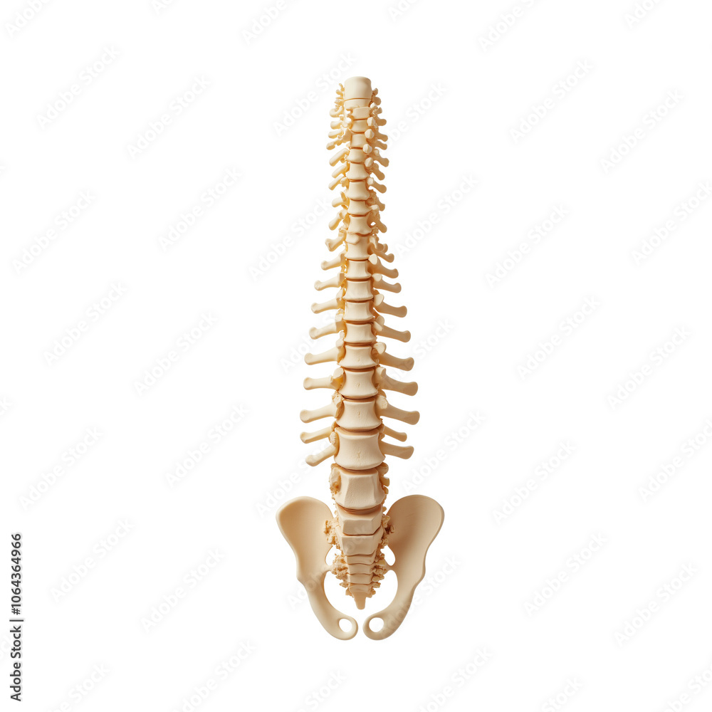 Detailed Anatomical Model of Human Spine with Pelvis Detailed Anatomical Model of Human Spine with Pelvis