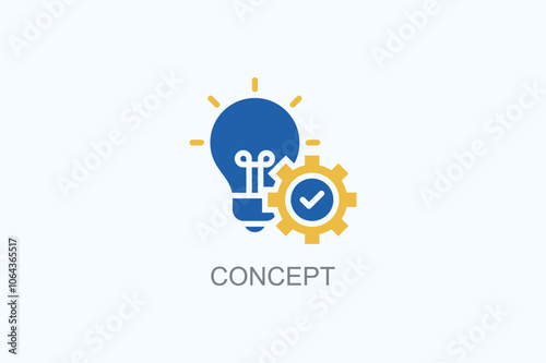 Concept Vector  Or Logo Sign Symbol Illustration