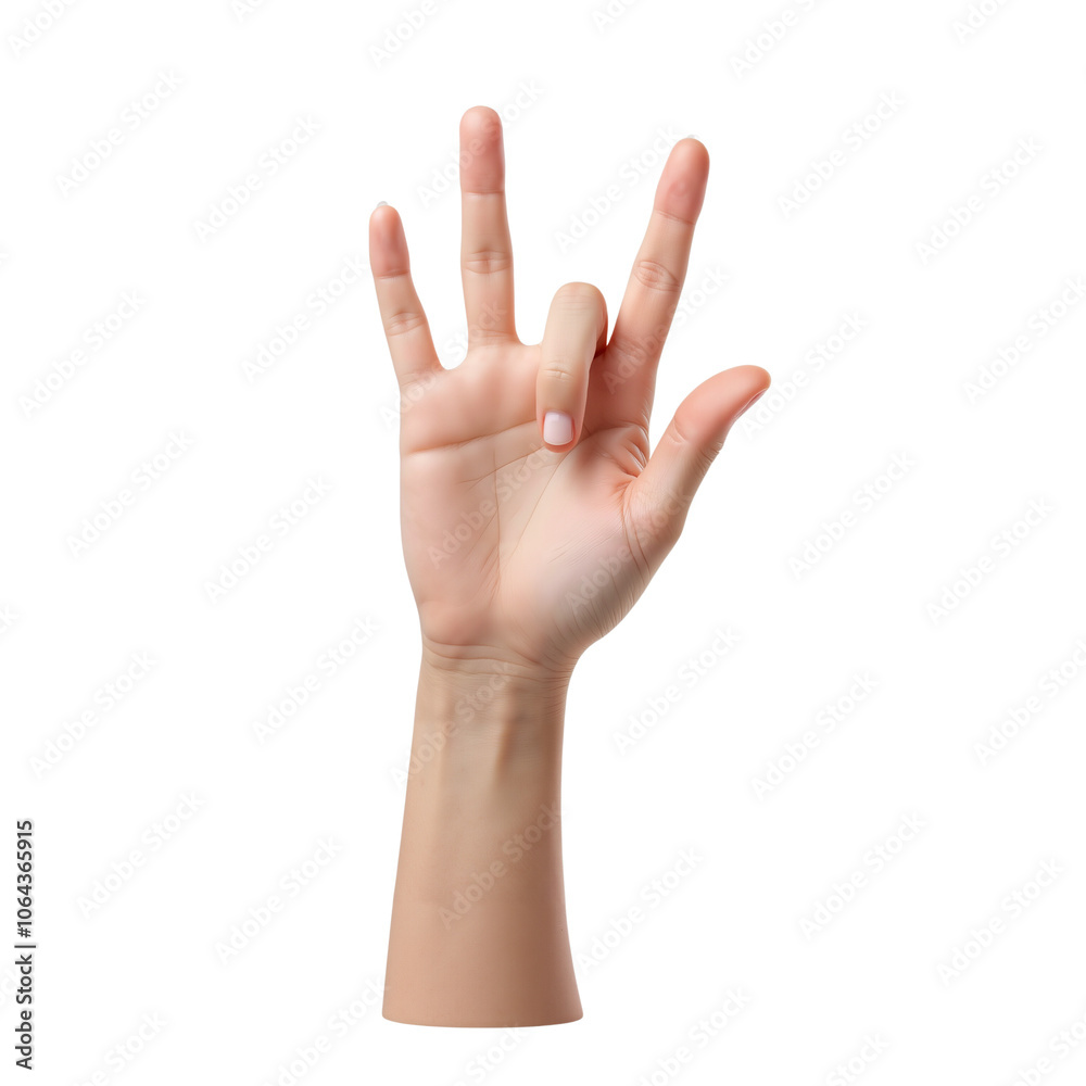 Hand gesture representing love and friendship symbol Hand gesture representing love and friendship symbol