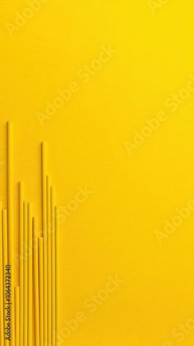 Abstract Yellow Geometric Pattern with Lines and Space for Text