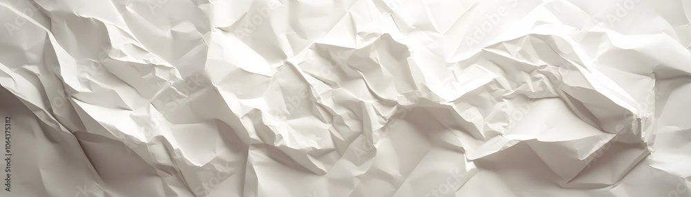 Abstract Texture of Crumpled White Paper Abstract Texture of Crumpled White Paper
