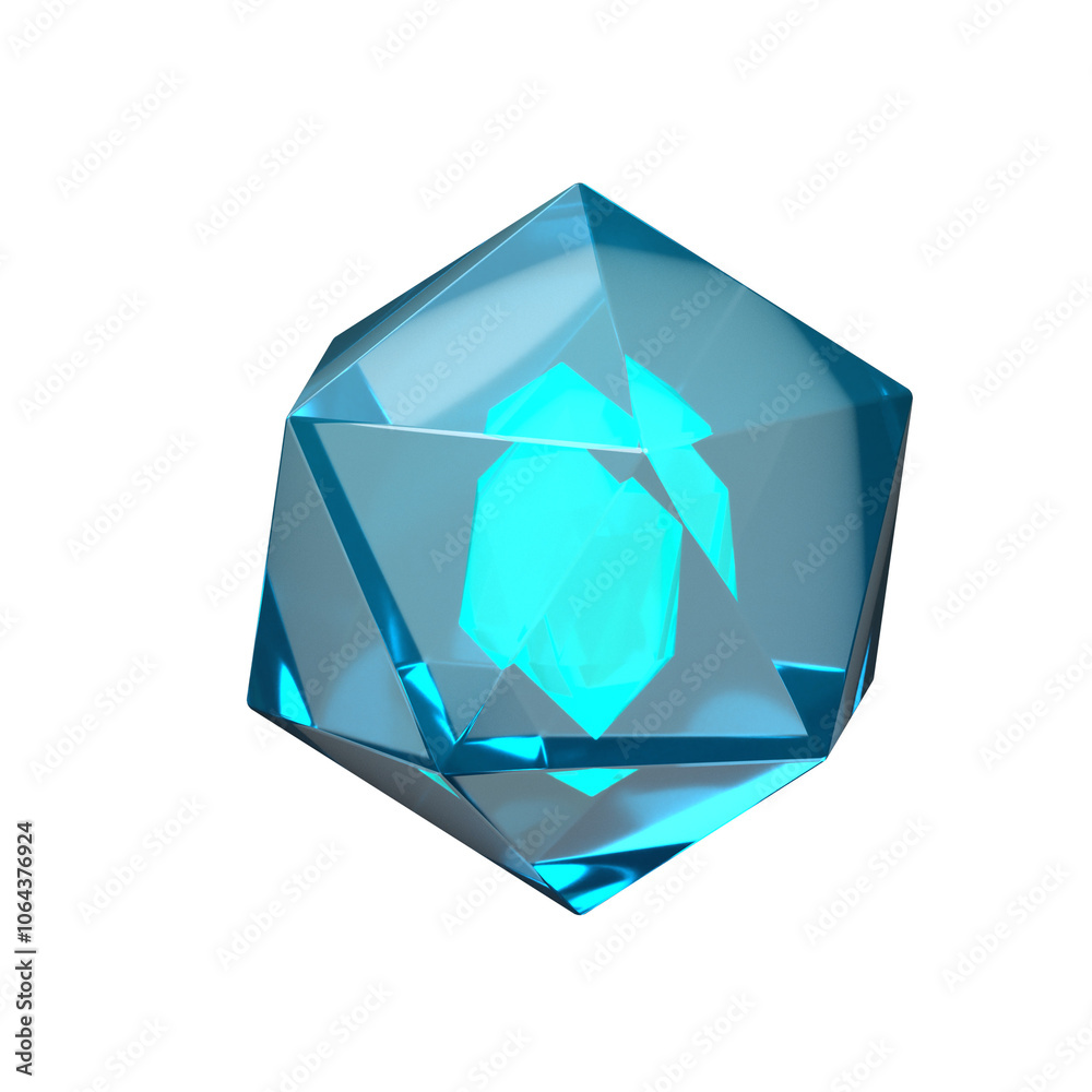 Crystal Gem 3D Illustration Crystal Gem 3D Illustration