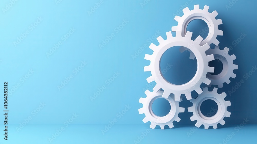 Upgradeable product with add-on pieces, enhancing functionality, 3D illustration Upgradeable product with add-on pieces, enhancing functionality, 3D illustration