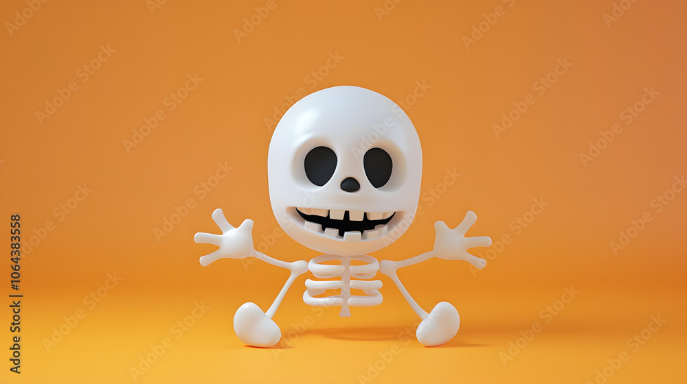 Bones cute element halloween 3D Bones cute element halloween 3D