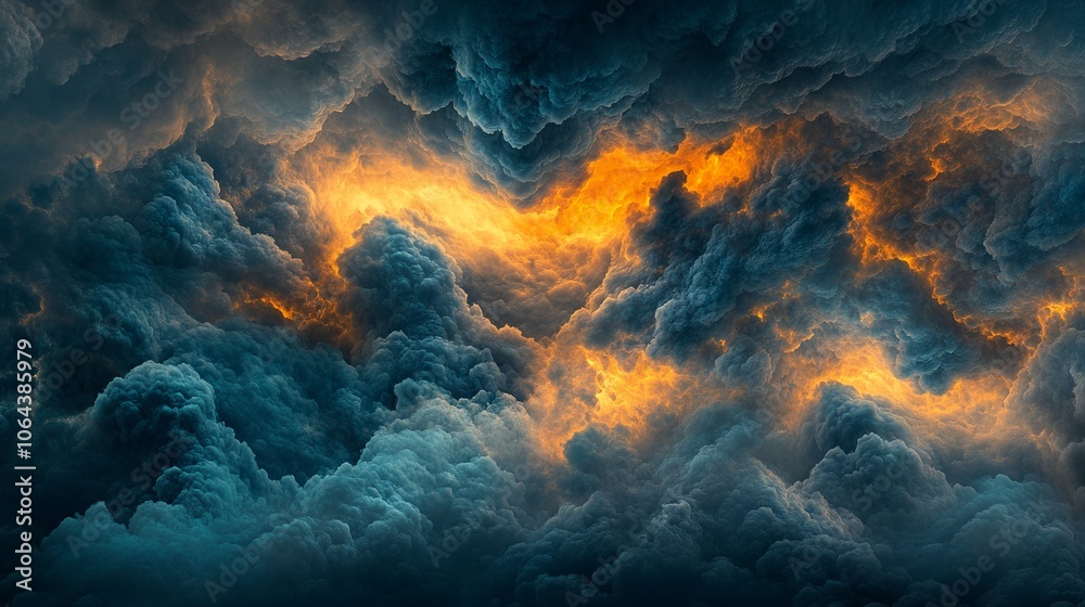 Spectacular abstract background of a dramatic thunderstorm sky with dark ominous clouds illuminated by flashes of lightning, capturing the raw power and beauty of nature's fierce weather in a stunning Spectacular abstract background of a dramatic thunderstorm sky with dark ominous clouds illuminated by flashes of lightning, capturing the raw power and beauty of nature's fierce weather in a stunning