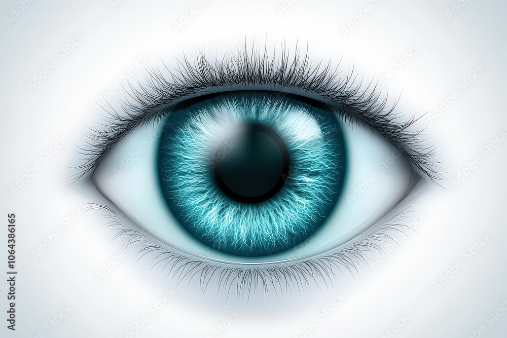 Contact Lens Illustration on Eye Surface Contact Lens Illustration on Eye Surface