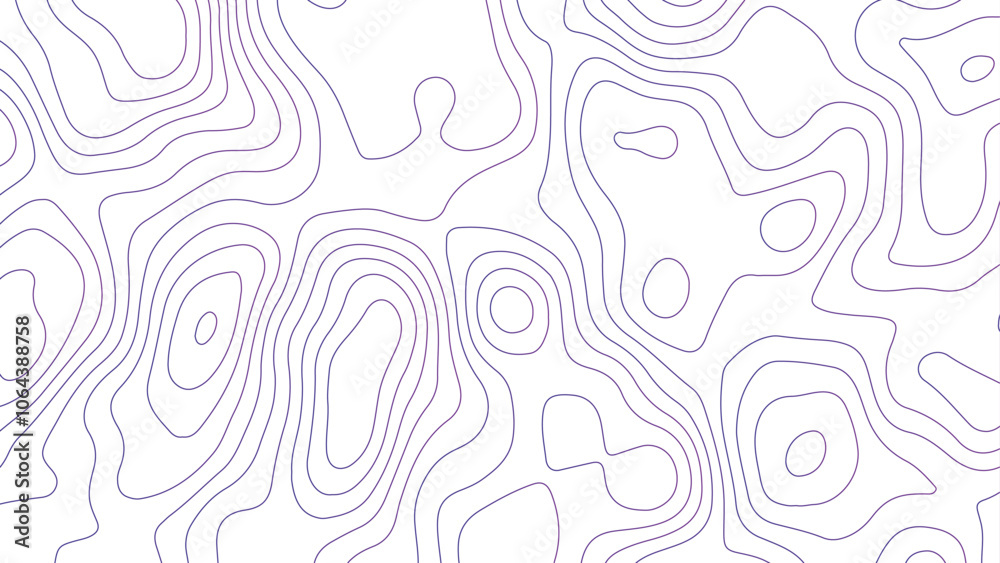 Topographic contour lines map a seamless pattern. Abstract pattern with lines, seamless pattern and topography map and counter map.