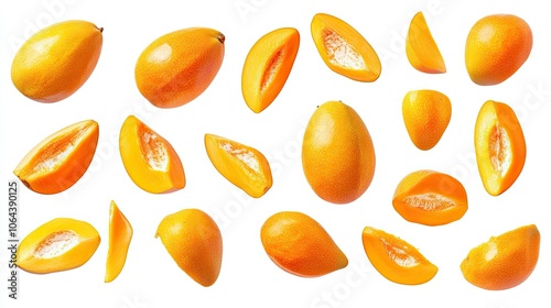 Wallpaper Mural Vibrant Mango Collection for Artistic Uses Torontodigital.ca