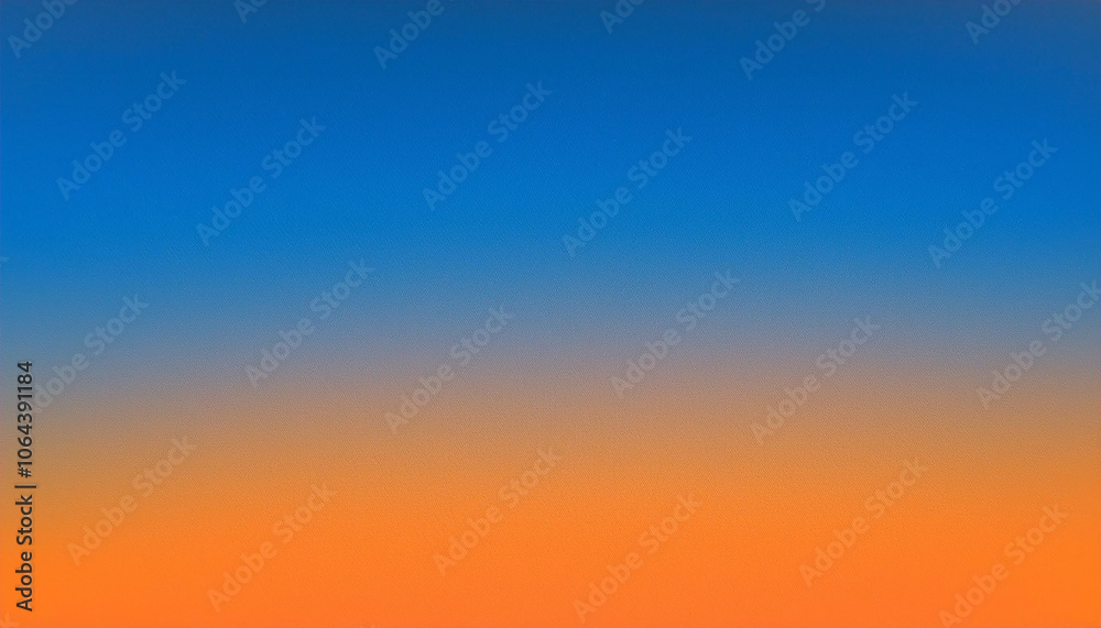 Blue and Orange Gradient Sky Background Blue and Orange Gradient Sky Background