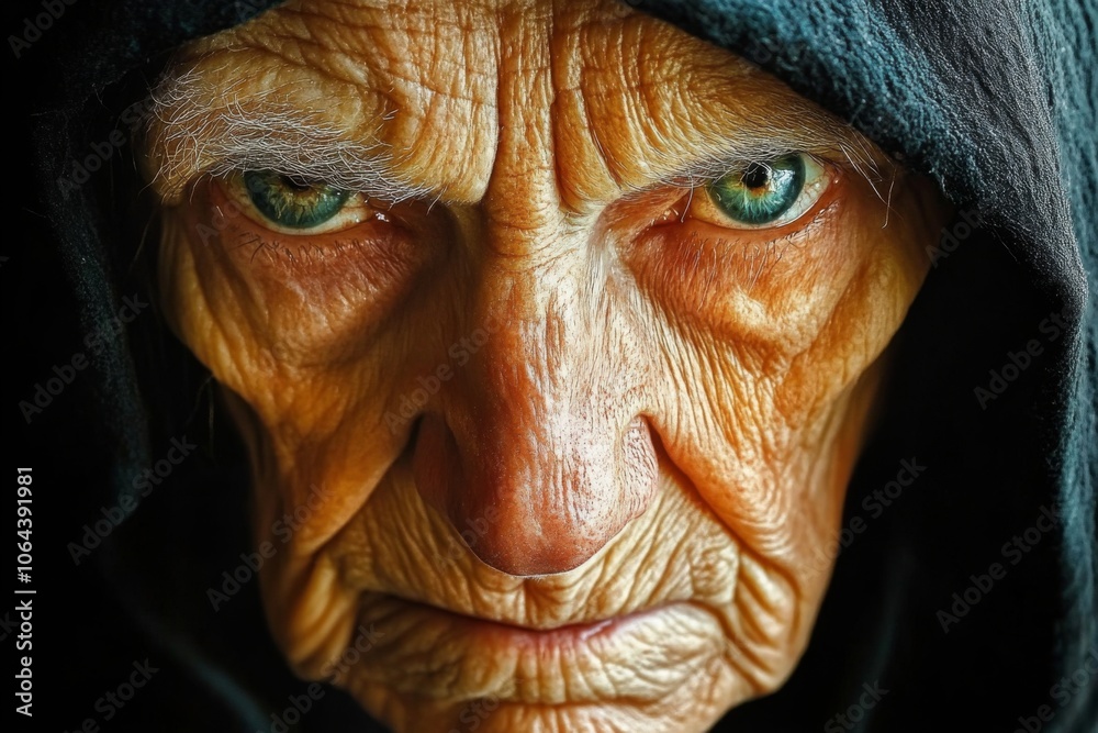 The Wisdom Reflected in Deep Wrinkles and Kind Eyes The Wisdom Reflected in Deep Wrinkles and Kind Eyes