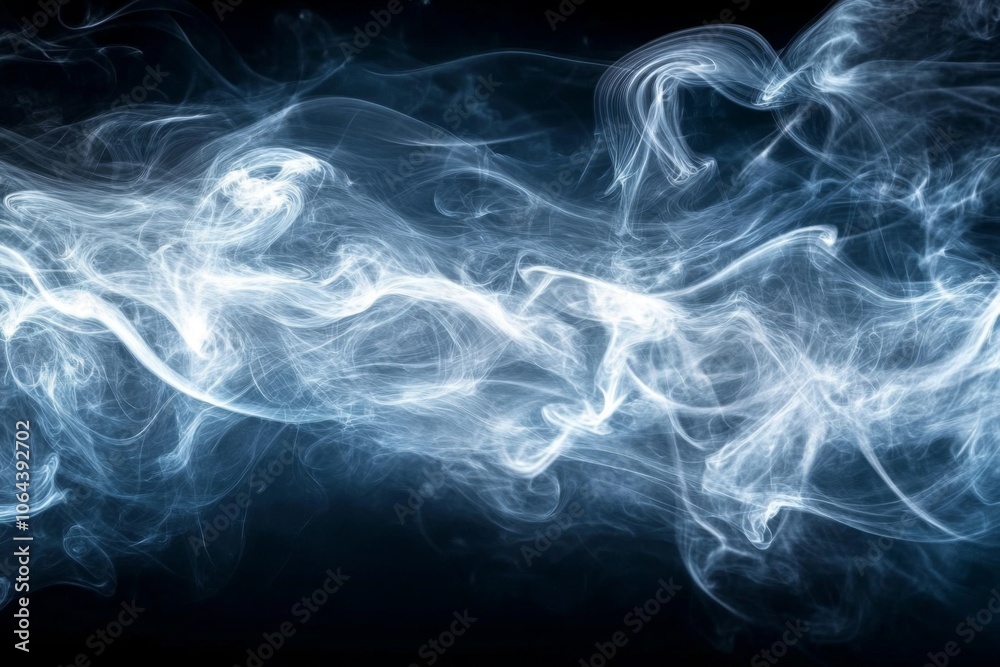 Delicate tendrils of smoke create abstract and ever-changing forms. Delicate tendrils of smoke create abstract and ever-changing forms.