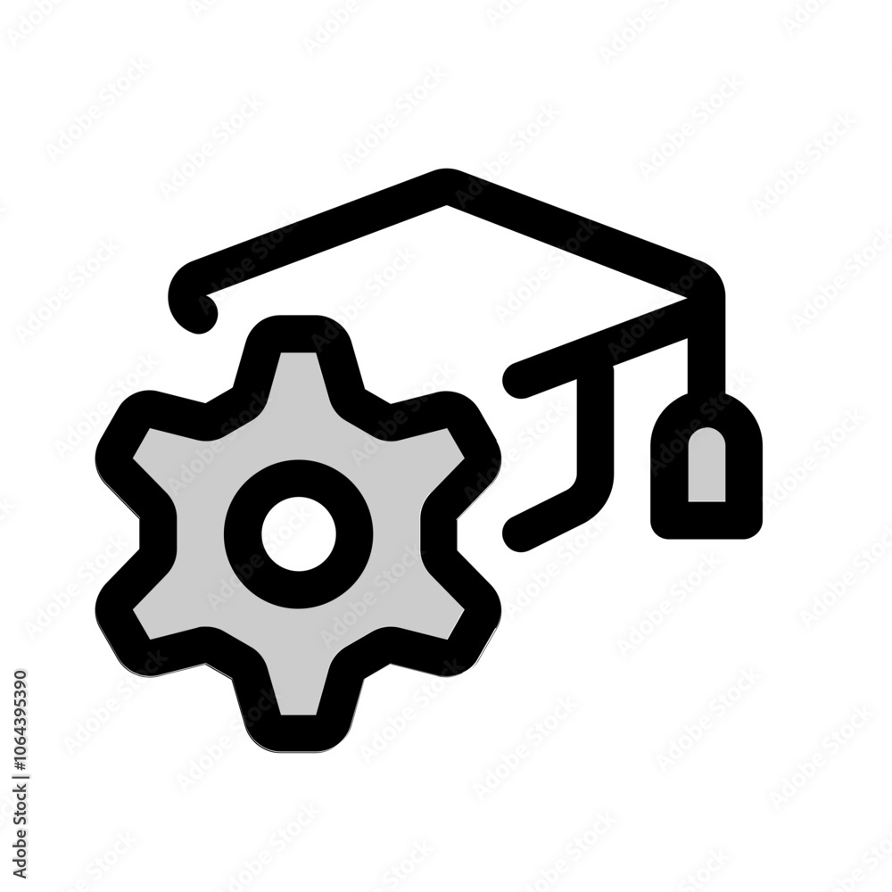 graduation regulations icon with duotone style, perfect for user interface projects graduation regulations icon with duotone style, perfect for user interface projects