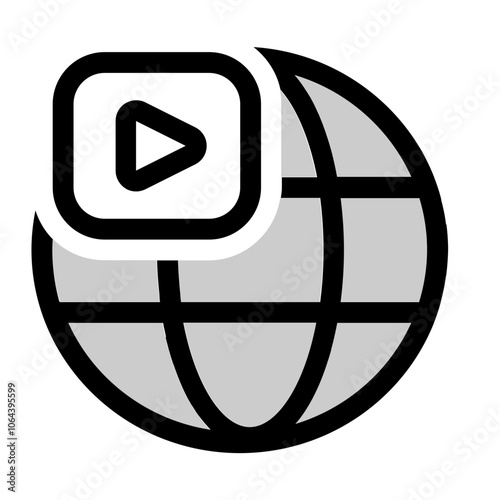 onduotone news portal icon with duotone style, perfect for user interface projects