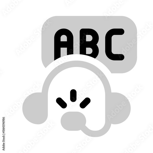 learn podcast icon with bulk style, perfect for user interface projects
