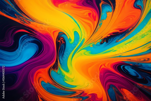 art pattern with vibrant