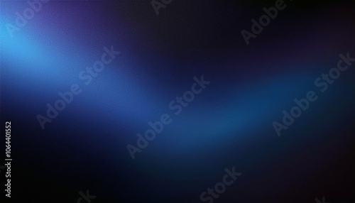 Abstract Blue and Black Gradient Background