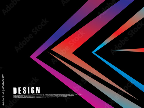 Colorful Banner Design colored vertical horizontal stripes. Bright dynamic. Modern Abstract Design. Multicolored gradient digital background.