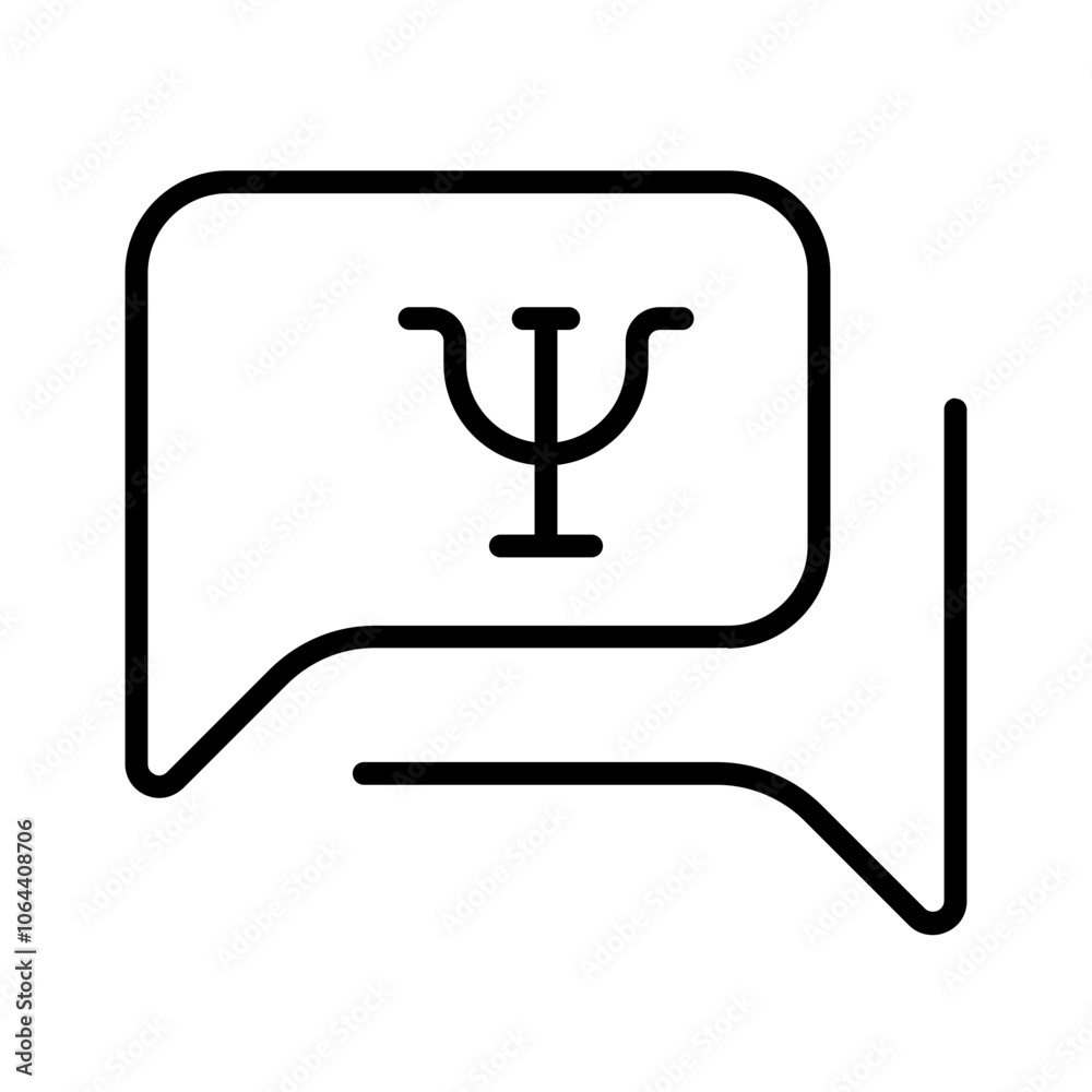 speak fairly icon with thin style, perfect for user interface projects speak fairly icon with thin style, perfect for user interface projects