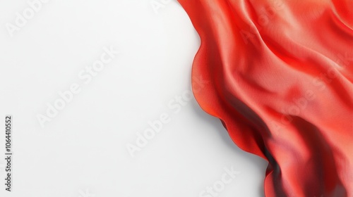 Effusive red cloth