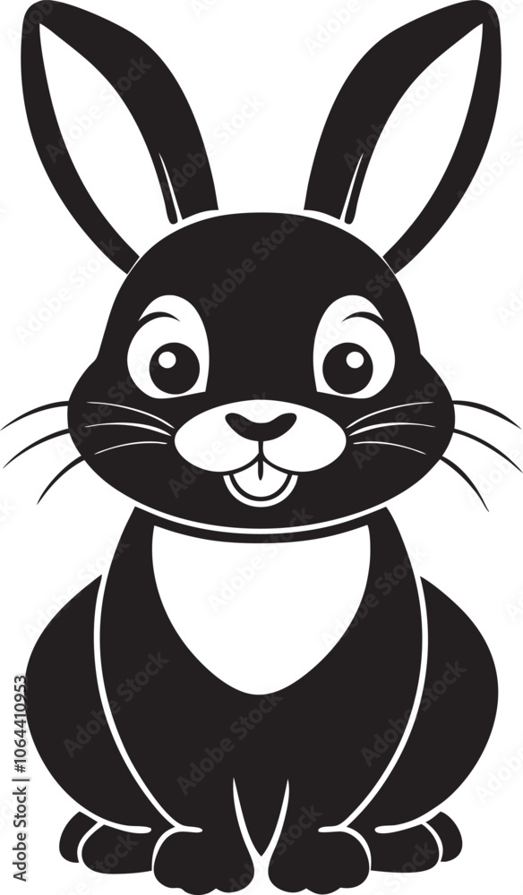 Obraz premium rabbit cartoon coloring