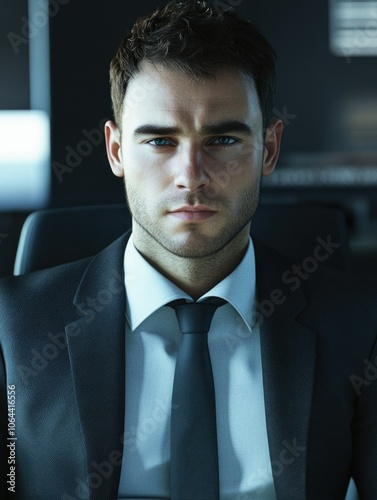 Professional Businessman in a Modern Office