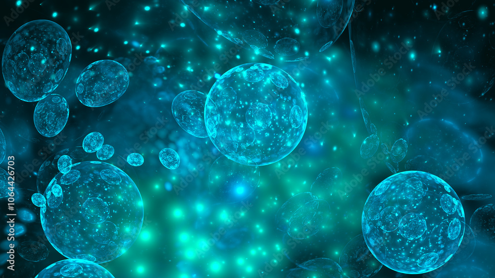 Abstract science concept fractal art background. Infinite cells inside cells. Abstract science concept fractal art background. Infinite cells inside cells.