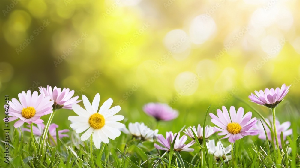 Delight in nature's beauty with vibrant flowers in bloom Delight in nature's beauty with vibrant flowers in bloom