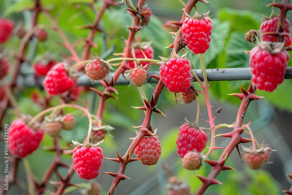 berries on a bush berries on a bush