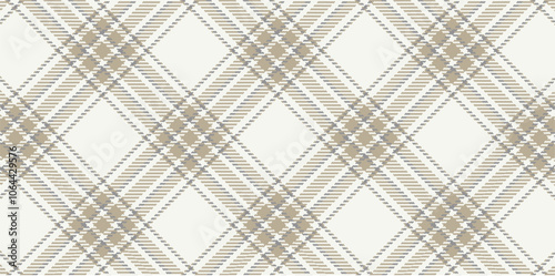 Vector checkered pattern. Tartan, textured seamless twill for flannel shirts, duvet covers, other autumn winter textile mills. Vector Format