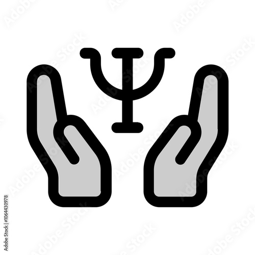 enforcer of justice icon with duotone style, perfect for user interface projects