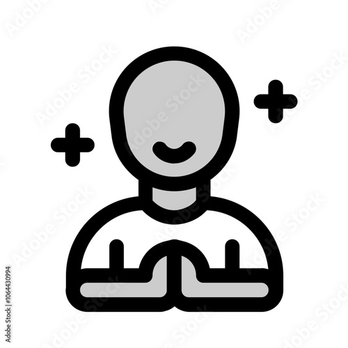reconcile the mind icon with duotone style, perfect for user interface projects