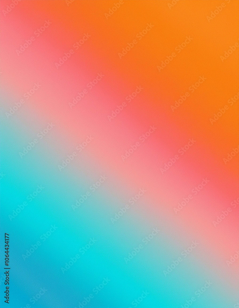 Abstract Gradient Background in Orange, Pink, and