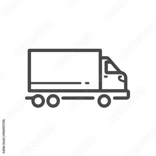 Truck icon symbol vector illustration 