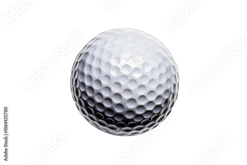 a close up of a golf ball
