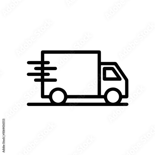 Truck icon symbol vector illustration