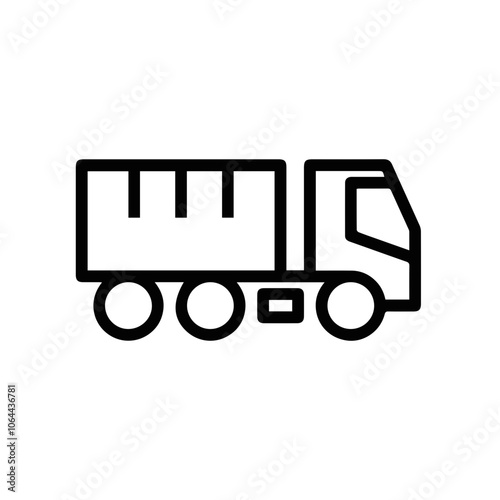 Truck icon symbol vector illustration