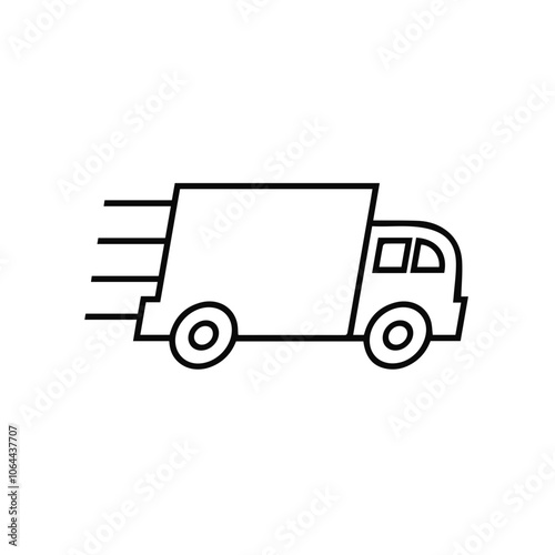 Truck icon symbol vector illustration
