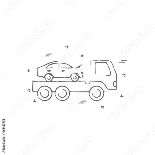 Truck icon symbol vector illustration
