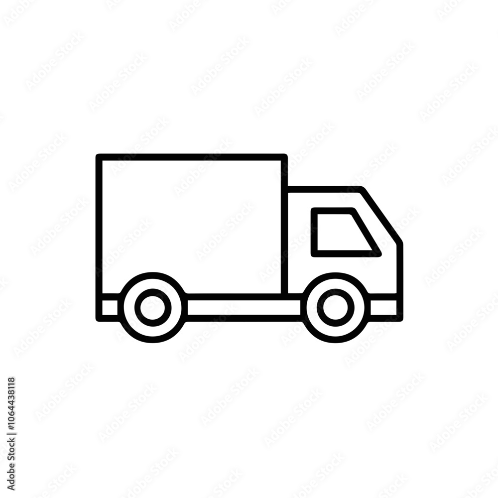 Truck icon symbol vector illustration
