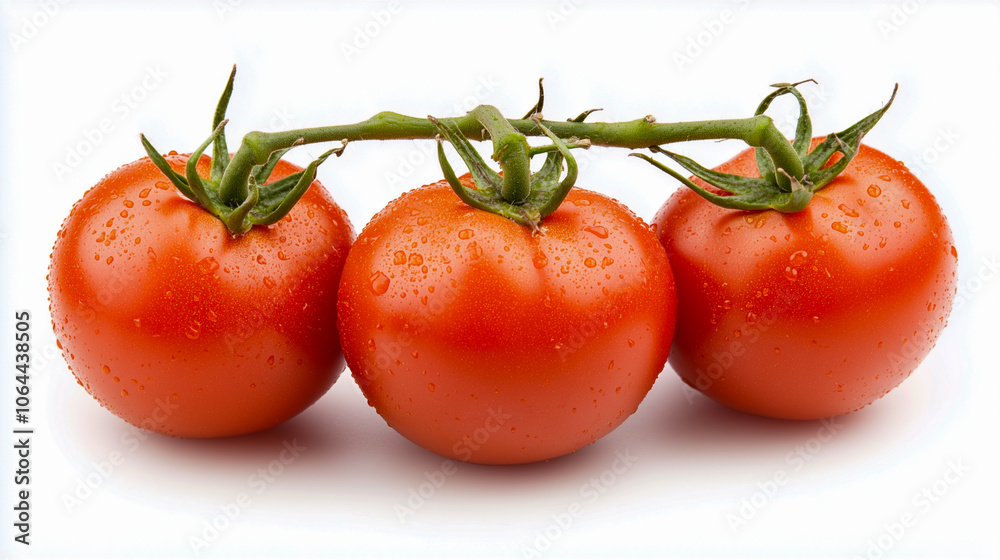 Fresh tomato isolated on white background Fresh tomato isolated on white background